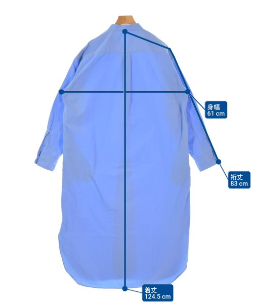 nanamica（ナナミカ）ワンピース 青 サイズ:1(S位) レディース/2200670167067