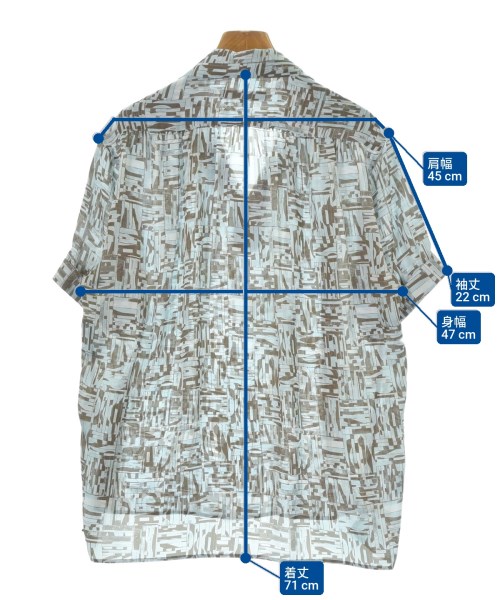 08sircus（ゼロエイトサーカス）ブラウス 青 サイズ:1(S位) レディース/2200675245654