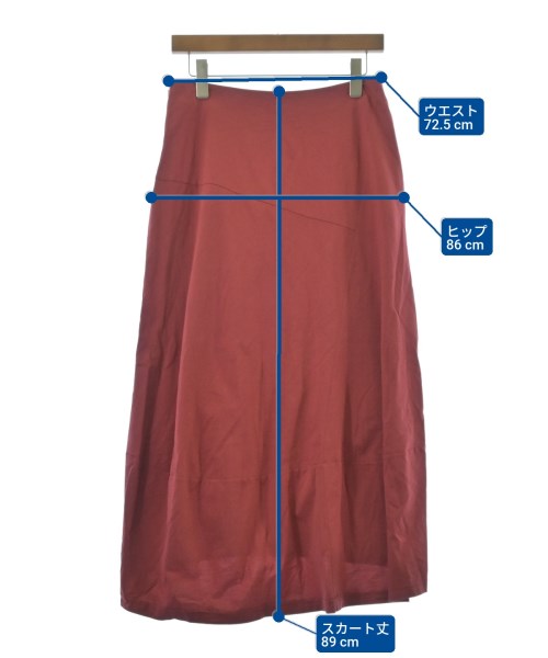 08sircus（ゼロエイトサーカス）ひざ丈スカート 赤 サイズ:2(M位) レディース/2200658547119