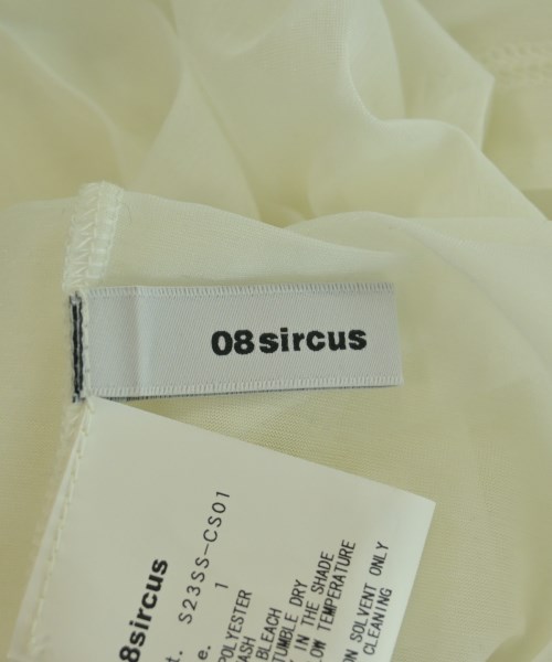 08sircus（ゼロエイトサーカス）Tシャツ・カットソー 白 サイズ:1(S位) レディース/2200718435035