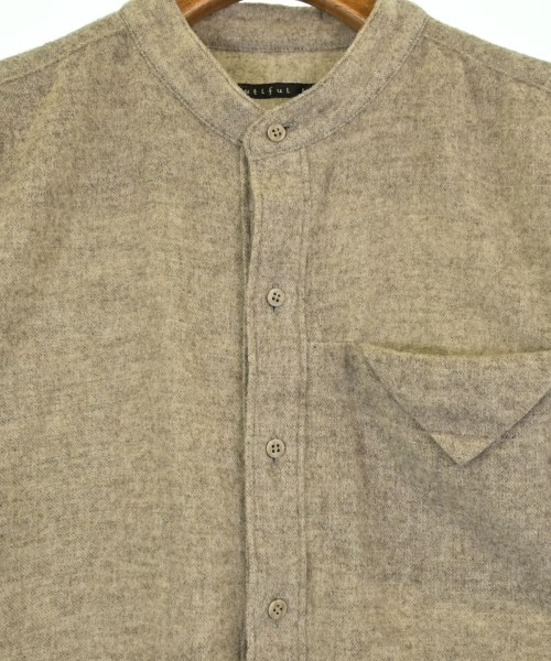 my beautiful landlet（マイビューティフルランドレット）カジュアルシャツ グレー サイズ:1(S位) メンズ/2200636113039