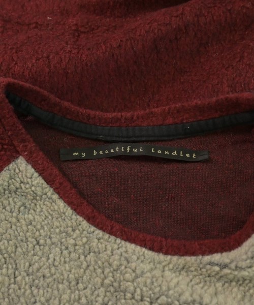my beautiful landlet（マイビューティフルランドレット）スウェット 赤 サイズ:0(XS位) メンズ/2200613763028