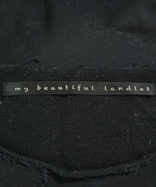 my beautiful landlet（マイビューティフルランドレット）Tシャツ・カットソー 黒 サイズ:1(S位) メンズ/2200700340071