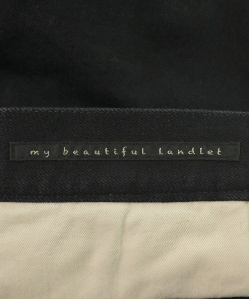 my beautiful landlet（マイビューティフルランドレット）クロップドパンツ 黒 サイズ:-(M位) メンズ/2200653357614