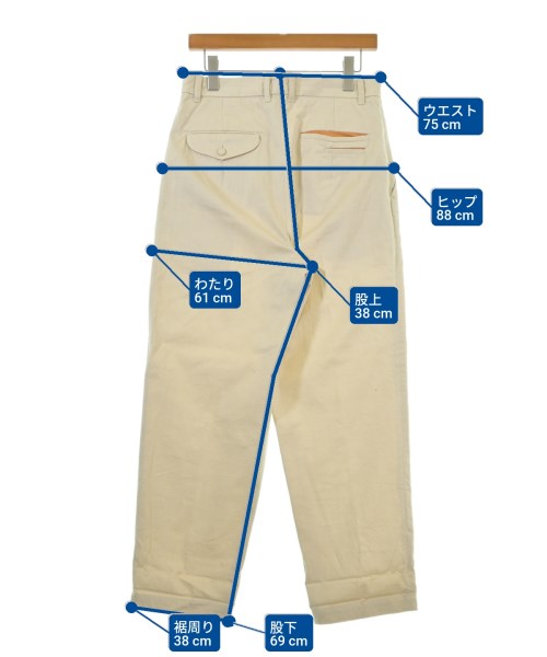 my beautiful landlet（マイビューティフルランドレット）チノパン ベージュ サイズ:1(S位) メンズ/2200655818045