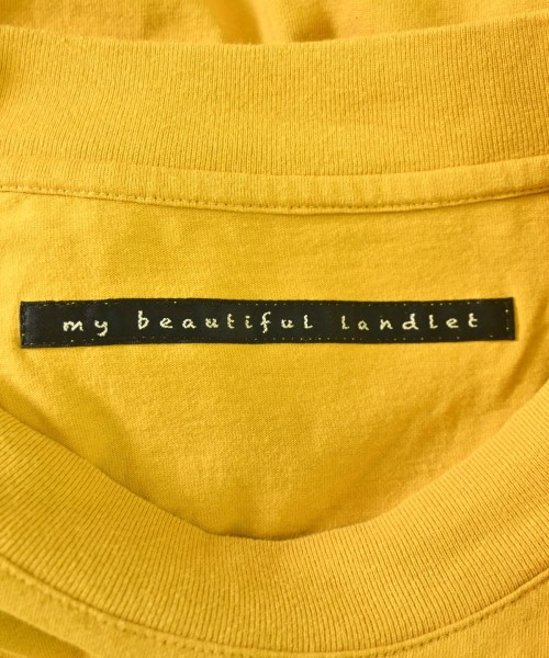 my beautiful landlet（マイビューティフルランドレット）Tシャツ・カットソー 黄 サイズ:0(XS位) メンズ/2200703649089