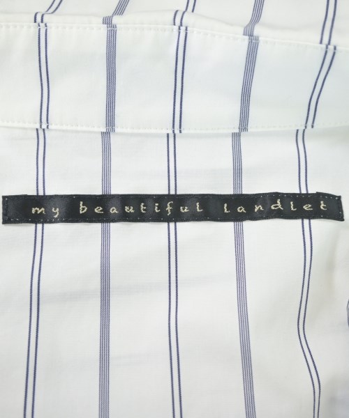 my beautiful landlet（マイビューティフルランドレット）カジュアルシャツ 白 サイズ:0(XS位) メンズ/2200666342089