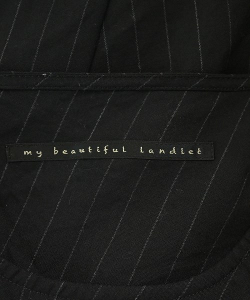 my beautiful landlet（マイビューティフルランドレット）カジュアルシャツ 黒 サイズ:1(S位) メンズ/2200723685012