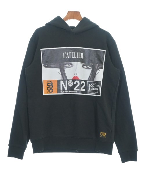 SCOTCH&SODA(スコッチアンドソーダ)パーカー 黒 サイズ:L/2200462411378