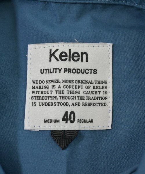 Kelen（ケレン）カジュアルシャツ 青 サイズ:M メンズ/2200675663298