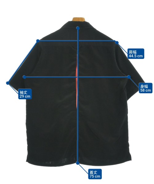 Kelen（ケレン）カジュアルシャツ 黒 サイズ:42(XL位) メンズ/2200659899026