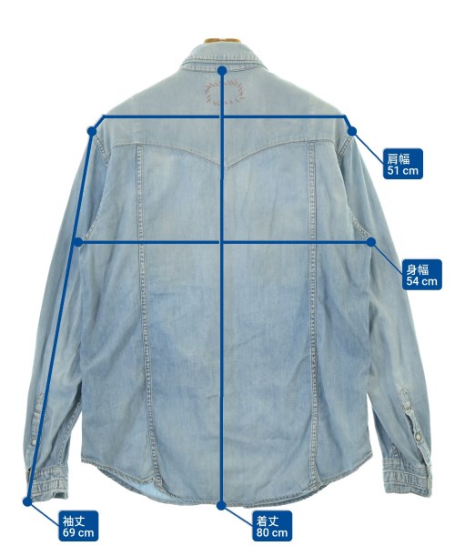 R.H.Vintage（ロンハーマンヴィンテージ）カジュアルシャツ 青 サイズ:L メンズ/2200673093073