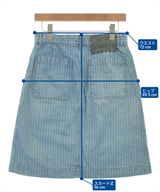 R.H.Vintage（ロンハーマンヴィンテージ）ひざ丈スカート 青 サイズ:-(M位) レディース/2200635995230