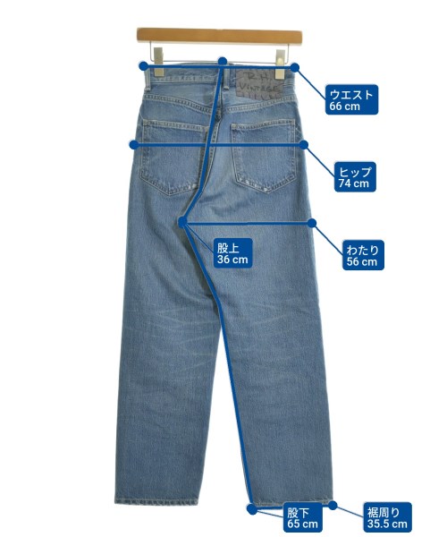 R.H.Vintage（ロンハーマンヴィンテージ）デニムパンツ 青 サイズ:24(S位) レディース/2200639500010