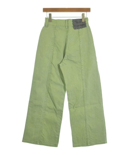 R.H.Vintage（ロンハーマンヴィンテージ）デニムパンツ 緑 サイズ:S レディース/2200622225029