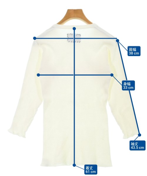 R.H.Vintage（ロンハーマンヴィンテージ）Tシャツ・カットソー 白 サイズ:-(XS位) レディース/2200631137467