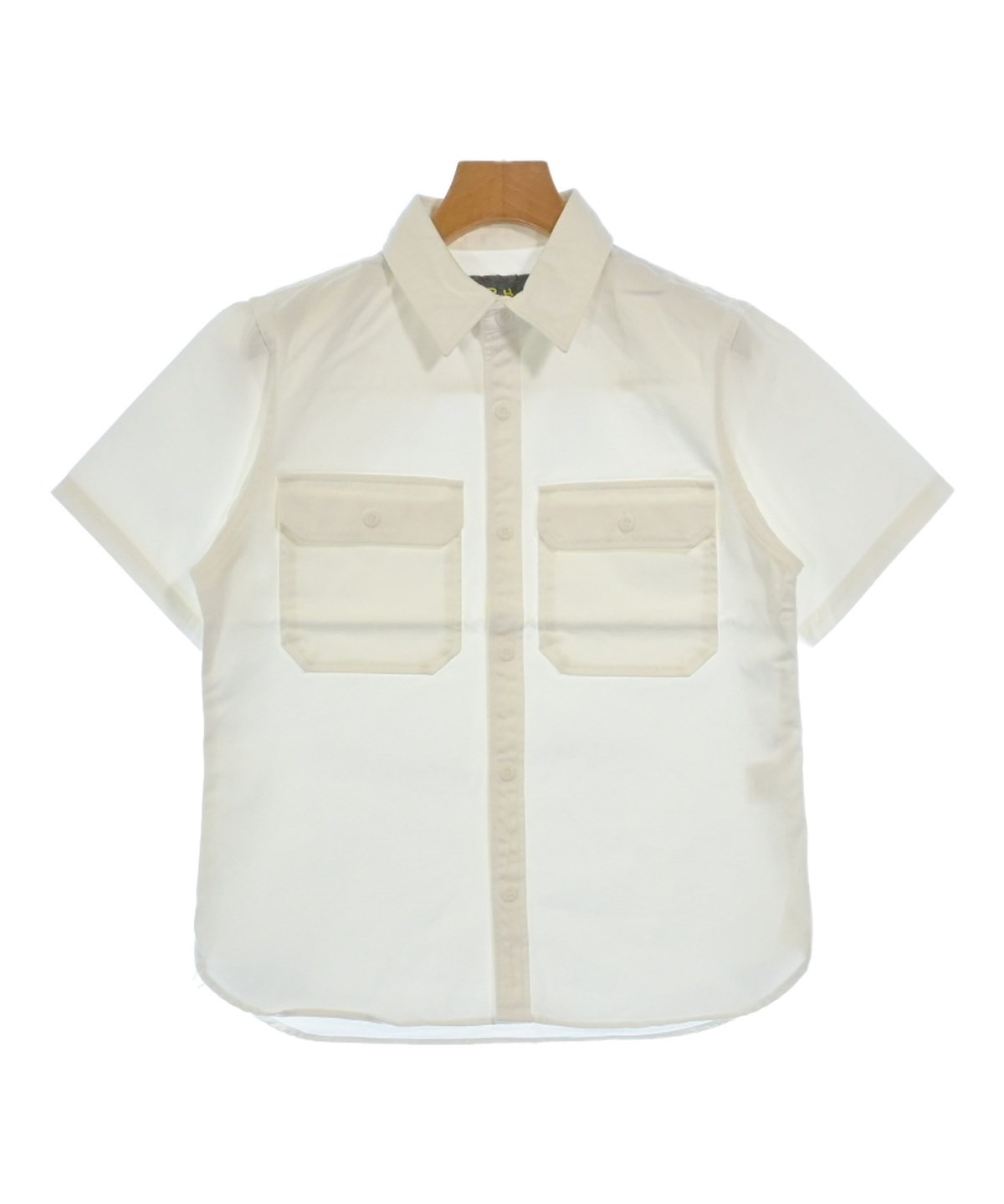 美品 ロンハーマン RH.vintage ダブルポケットシャツ 半袖 R.H.Vintage（ロンハーマンヴィンテージ）カジュアルシャツ 白 サイズ