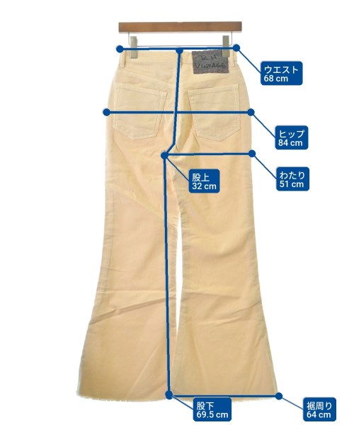 R.H.Vintage（ロンハーマンヴィンテージ）その他 黄 サイズ:25(S位) レディース/2200631171423