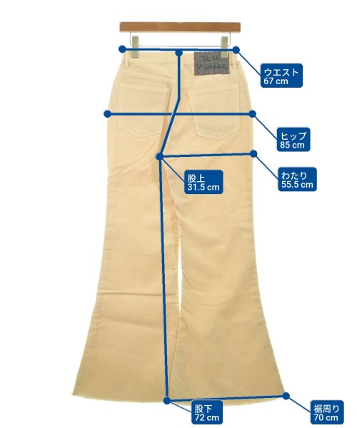 R.H.Vintage（ロンハーマンヴィンテージ）その他 ベージュ サイズ:26(M位) レディース/2200631176626