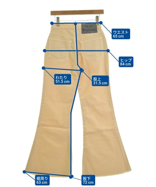 R.H.Vintage（ロンハーマンヴィンテージ）その他 ベージュ サイズ:25(S位) レディース/2200631177807