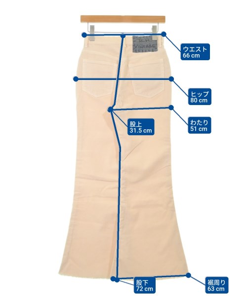 R.H.Vintage（ロンハーマンヴィンテージ）その他 ベージュ サイズ:25(S位) レディース/2200631183433