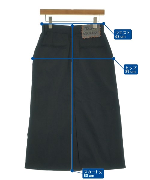 R.H.Vintage（ロンハーマンヴィンテージ）ロング・マキシ丈スカート 黒 サイズ:S レディース/2200631186878