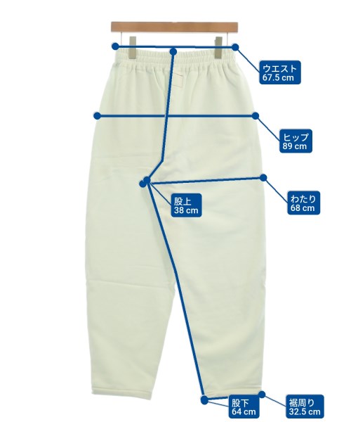 R.H.Vintage（ロンハーマンヴィンテージ）スウェットパンツ 白 サイズ:S レディース/2200631192633