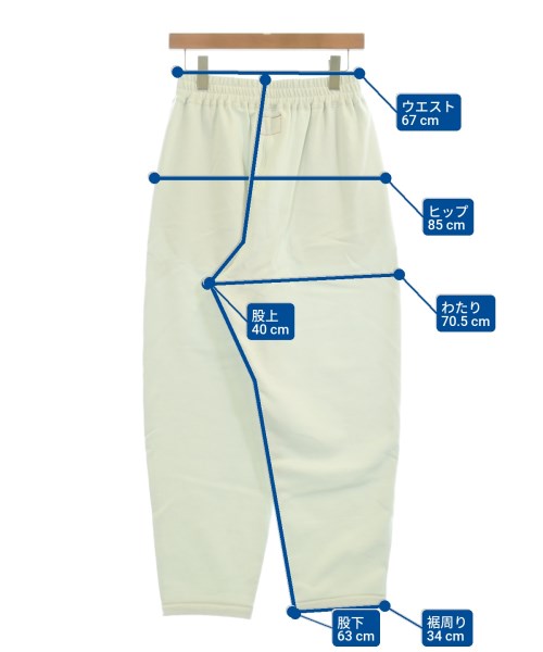 R.H.Vintage（ロンハーマンヴィンテージ）スウェットパンツ 白 サイズ:S レディース/2200631192640