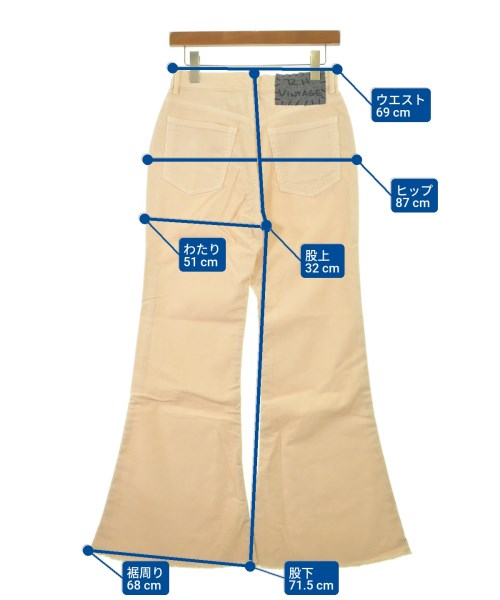 R.H.Vintage（ロンハーマンヴィンテージ）その他 黄 サイズ:26(M位) レディース/2200631192732