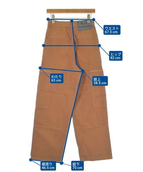 R.H.Vintage（ロンハーマンヴィンテージ）カーゴパンツ 茶 サイズ:-(M位) レディース/2200631228288