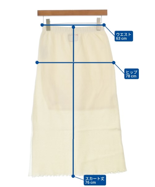 R.H.Vintage（ロンハーマンヴィンテージ）ロング・マキシ丈スカート 白 サイズ:XS レディース/2200631228677