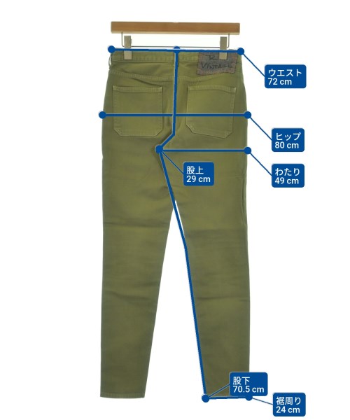 R.H.Vintage（ロンハーマンヴィンテージ）その他 カーキ サイズ:25(S位) レディース/2200633734022