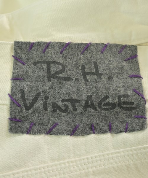 R.H.Vintage（ロンハーマンヴィンテージ）デニムパンツ 白 サイズ:24(S位) レディース/2200675289023
