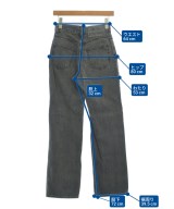R.H.Vintage（ロンハーマンヴィンテージ）デニムパンツ グレー サイズ:24(S位) レディース/2200692751015