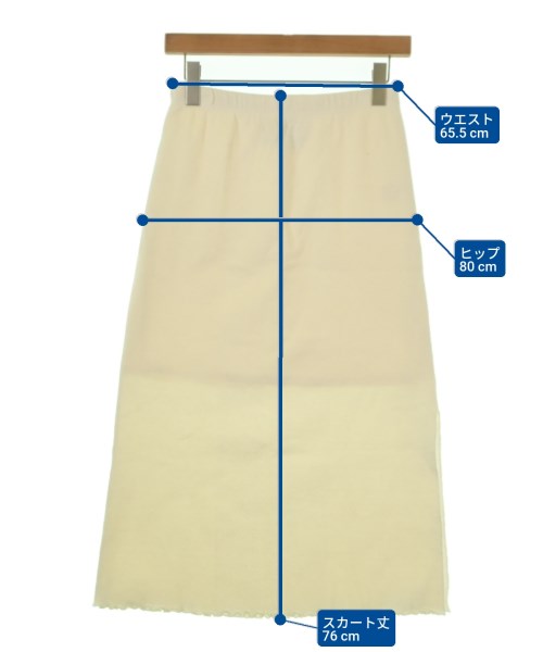 R.H.Vintage（ロンハーマンヴィンテージ）ロング・マキシ丈スカート 白 サイズ:S レディース/2200645540116