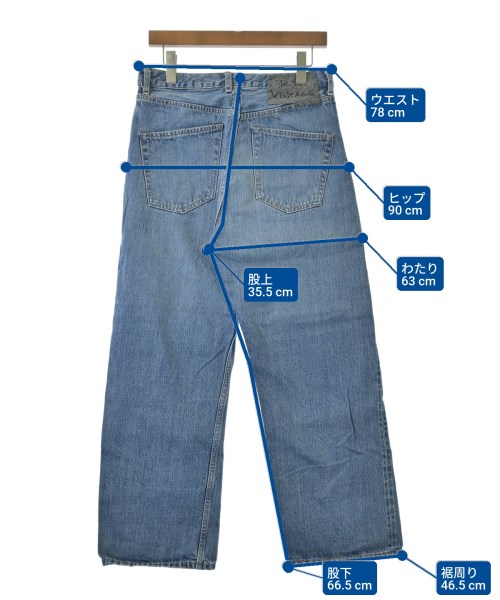 R.H.Vintage（ロンハーマンヴィンテージ）デニムパンツ 青 サイズ:26(M位) レディース/2200643644885
