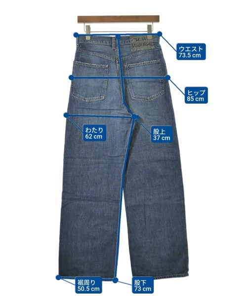 R.H.Vintage（ロンハーマンヴィンテージ）デニムパンツ 青 サイズ:26(M位) レディース/2200643644915
