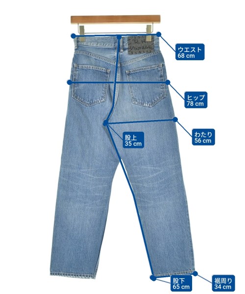 R.H.Vintage（ロンハーマンヴィンテージ）デニムパンツ 青 サイズ:25(S位) レディース/2200704235311