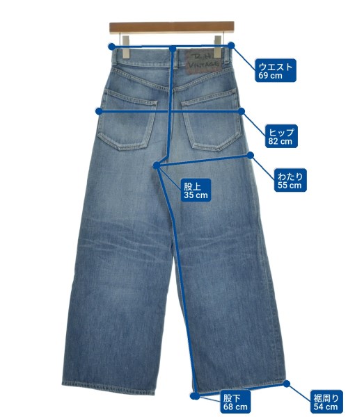 R.H.Vintage（ロンハーマンヴィンテージ）デニムパンツ 青 サイズ:23(XS位) レディース/2200717795222