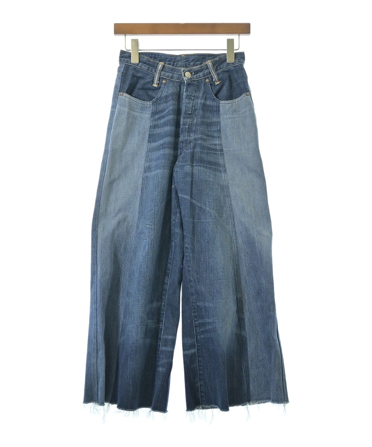 RH Vintage 今季　センタークリース デニム パンツ R.H.Vintage（ロンハーマンヴィンテージ）デニムパンツ 紺 サイズ:XS