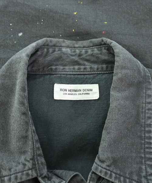 RON HERMAN DENIM（ロンハーマンデニム）カジュアルシャツ 黒 サイズ:M メンズ/2200676284065