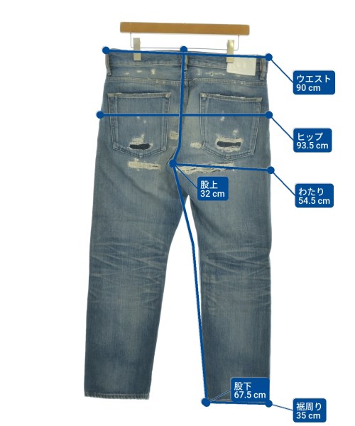RON HERMAN DENIM（ロンハーマンデニム）デニムパンツ 青 サイズ:33(L位) メンズ/2200693713029