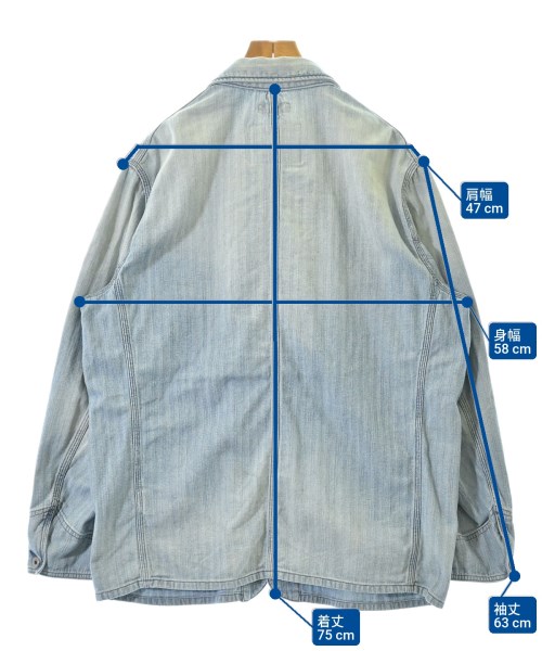 RON HERMAN DENIM（ロンハーマンデニム）デニムジャケット 青 サイズ:M メンズ/2200670652020