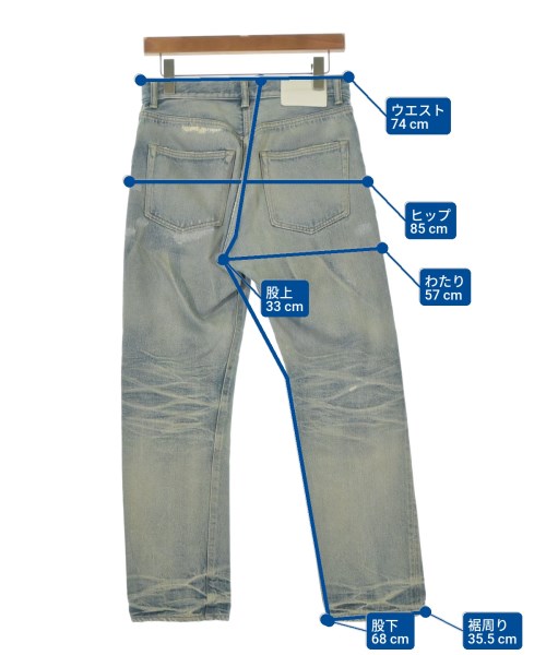 RON HERMAN DENIM（ロンハーマンデニム）デニムパンツ 青 サイズ:29(S位) メンズ/2200684727103
