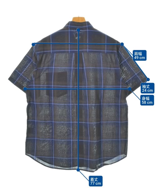 RHC Ron Herman（アールエイチシーロンハーマン）カジュアルシャツ 紺 サイズ:M メンズ/2200622607535