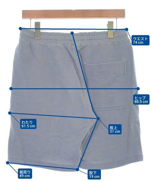 RHC Ron Herman（アールエイチシーロンハーマン）ショートパンツ グレー サイズ:M メンズ/2200639136134