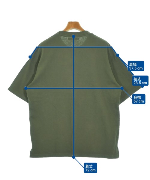 RHC Ron Herman（アールエイチシーロンハーマン）Tシャツ・カットソー カーキ サイズ:M メンズ/2200641975035