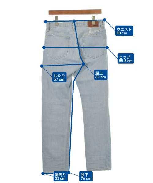 RHC Ron Herman（アールエイチシーロンハーマン）デニムパンツ 青 サイズ:31(M位) メンズ/2200628296054