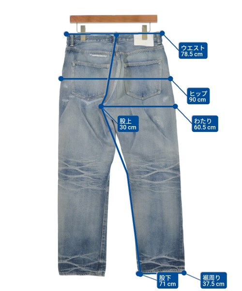 RHC Ron Herman（アールエイチシーロンハーマン）デニムパンツ 青 サイズ:32(L位) メンズ/2200628296061