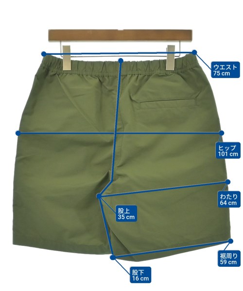 RHC Ron Herman（アールエイチシーロンハーマン）ショートパンツ カーキ サイズ:L メンズ/2200628626349